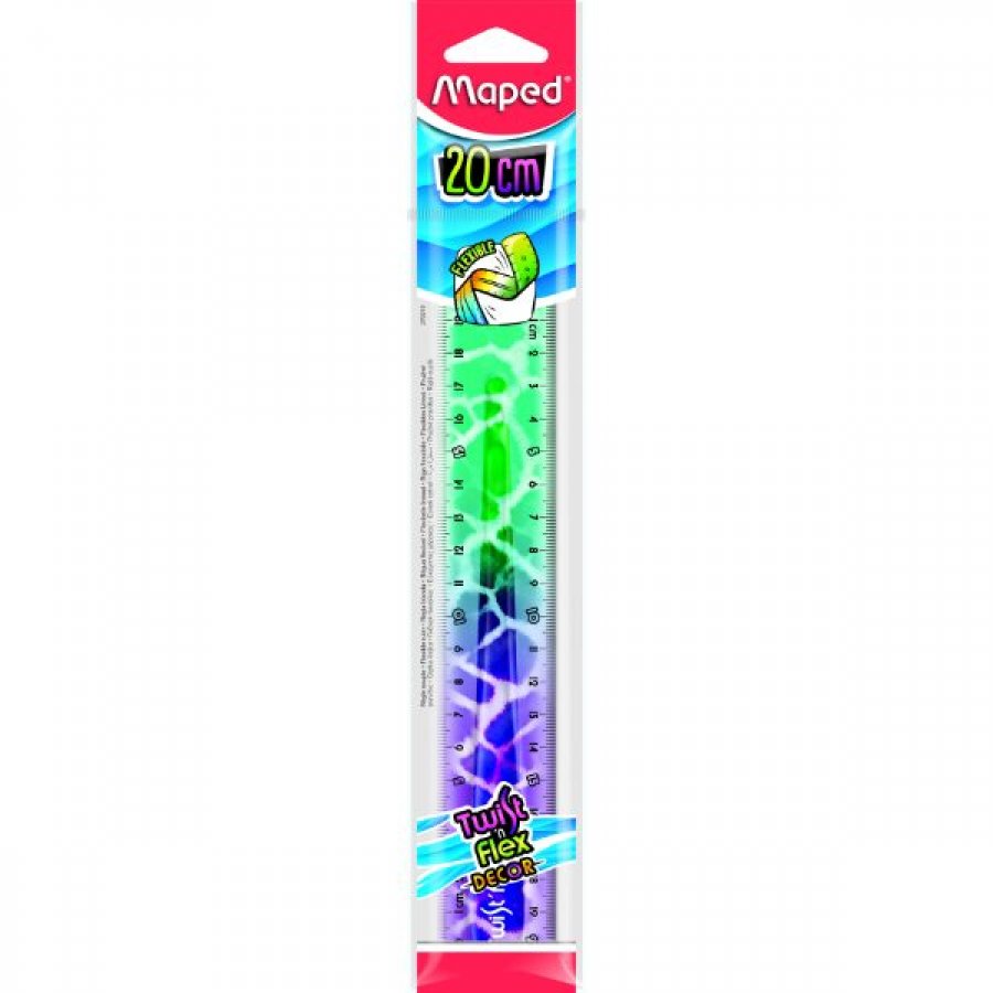 Maped Χάρακας Πλαστικός Twist n Flex Decor Animals 20cm Maped Χάρακας Πλαστικός Twist n Flex Decor Animals 20cm