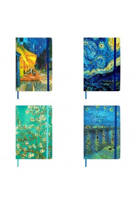 Salko Σημειωματάριο Van Gogh 80 Φύλλων A6 με Λάστιχο (4048) Salko Σημειωματάριο Van Gogh 80 Φύλλων A6 με Λάστιχο (4048)