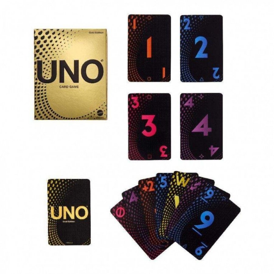 Mattel Uno Gold Premium Κάρτες Επιτραπέζιο Παιχνίδι (JHB35) Mattel Uno Gold Premium Κάρτες Επιτραπέζιο Παιχνίδι (JHB35)