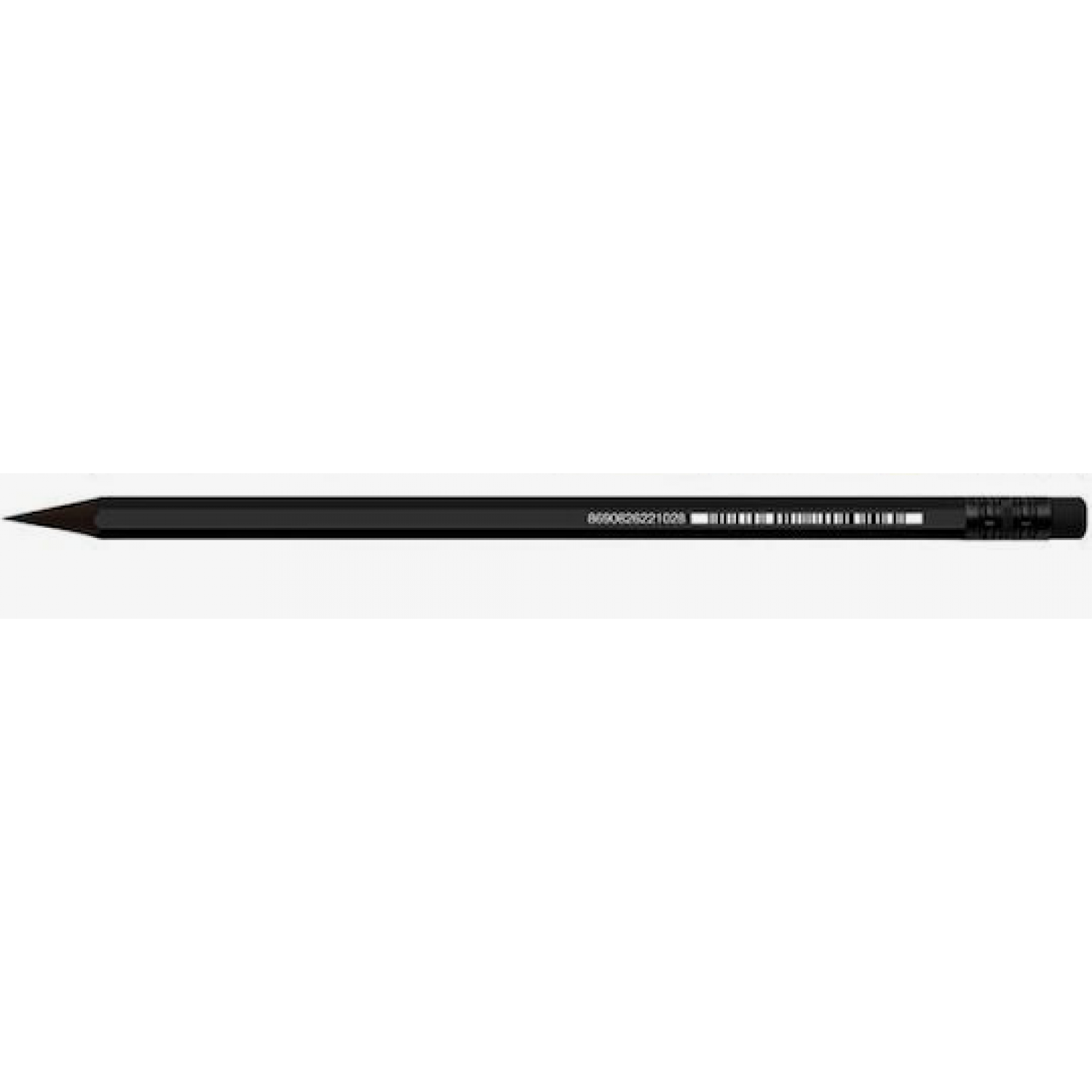 Faber-Castell Black Edition Μολύβι B με Γόμα Μαύρο (12311206)