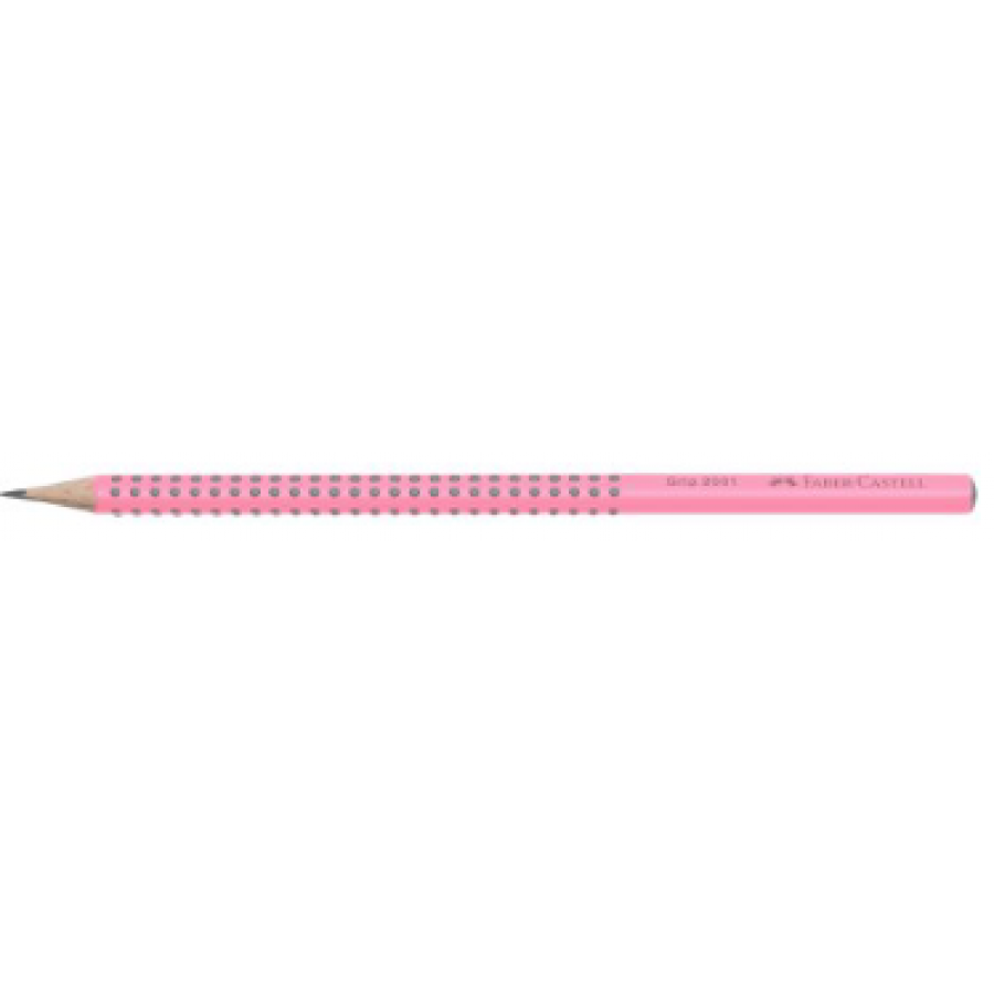 Faber-Castell Grip Μολύβι HB Ροζ (12311205) Faber-Castell Grip Μολύβι HB Ροζ (12311205)