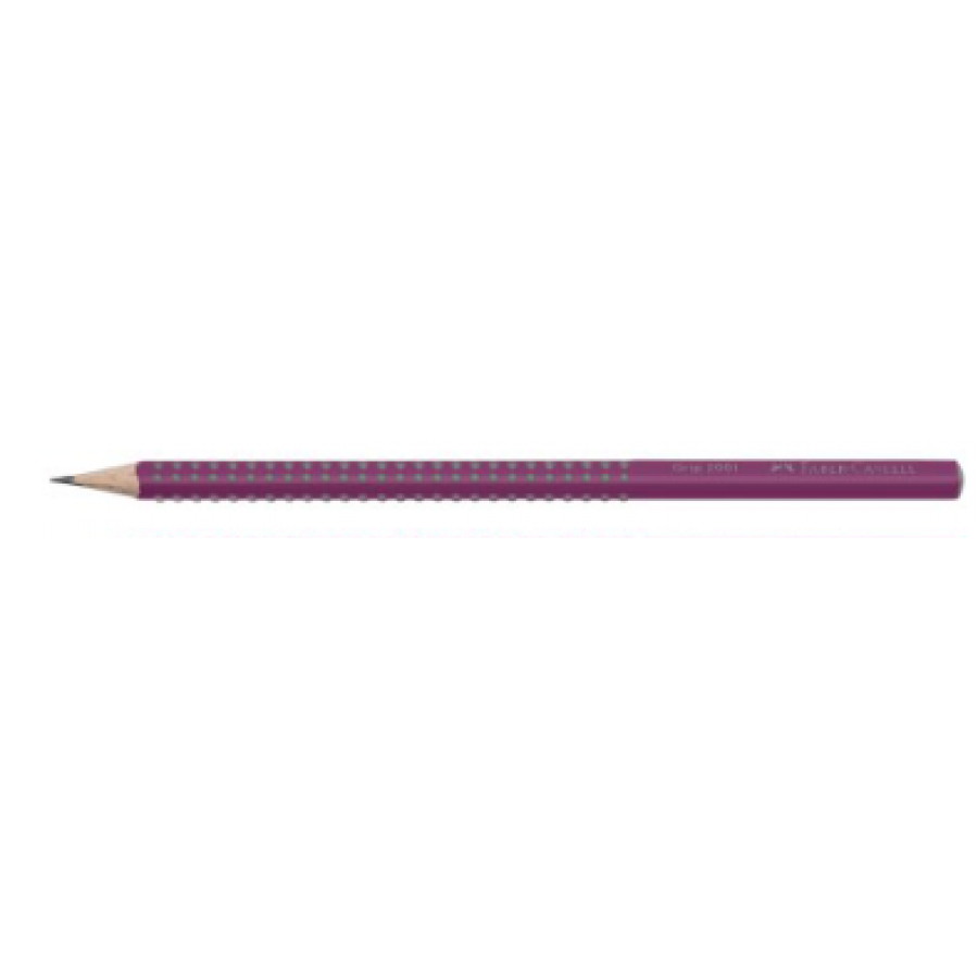 Faber-Castell Grip Μολύβι HB Magenta (12311204) Faber-Castell Grip Μολύβι HB Magenta (12311204)
