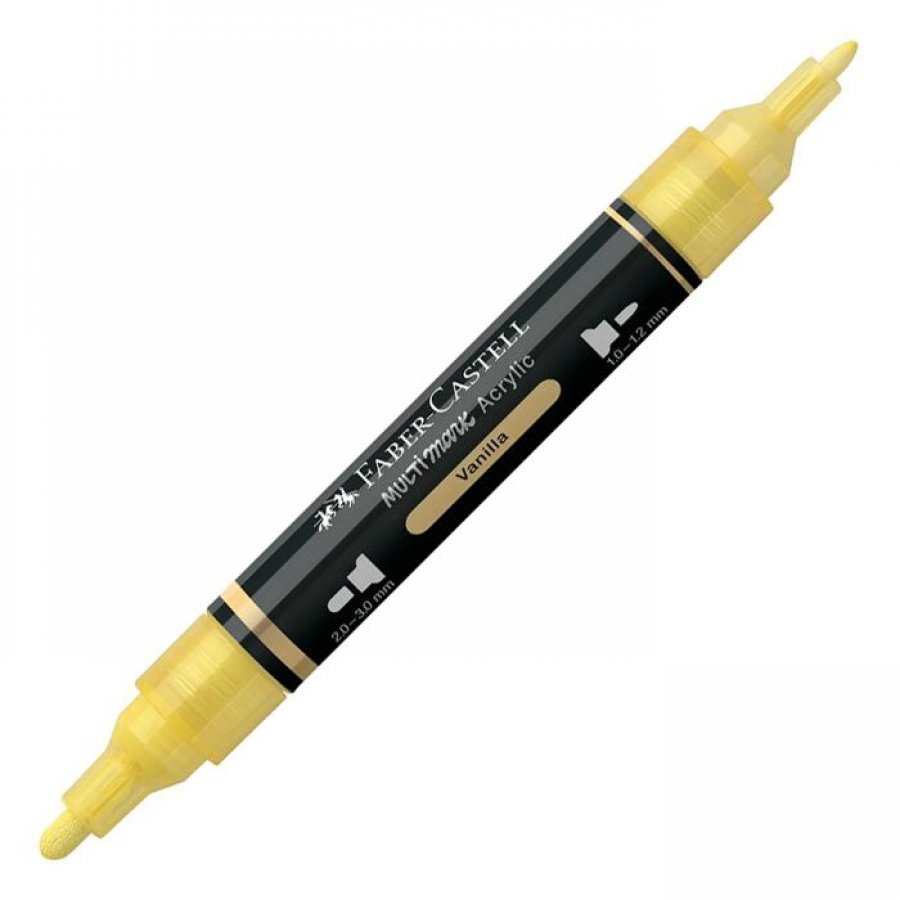 Faber-Castell Διπλός Μαρκαδόρος Multimark Acrylic Vanilla Faber-Castell Διπλός Μαρκαδόρος Multimark Acrylic Vanilla
