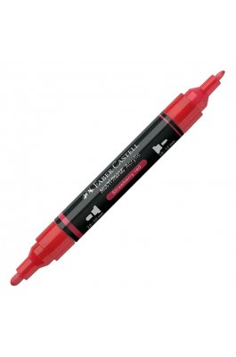 Faber-Castell Διπλός Μαρκαδόρος Multimark Acrylic Strawberry Red Faber-Castell Διπλός Μαρκαδόρος Multimark Acrylic Strawberry Red