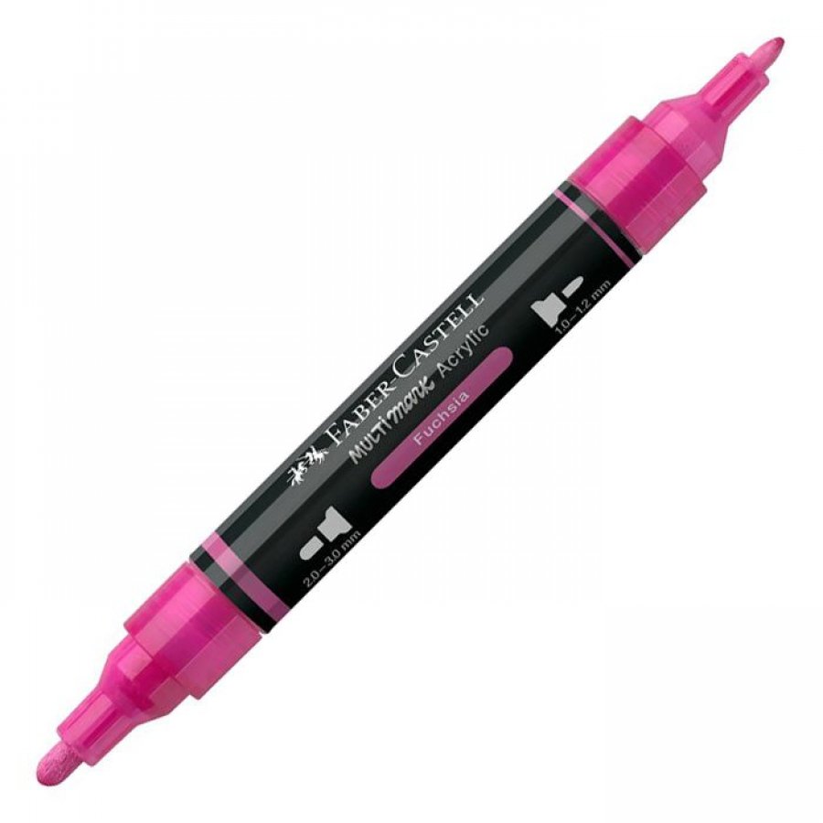 Faber-Castell Διπλός Μαρκαδόρος Multimark Acrylic Fuchsia Faber-Castell Διπλός Μαρκαδόρος Multimark Acrylic Fuchsia