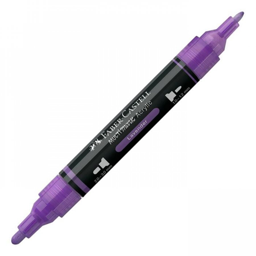 Faber-Castell Διπλός Μαρκαδόρος Multimark Acrylic Lavender Faber-Castell Διπλός Μαρκαδόρος Multimark Acrylic Lavender