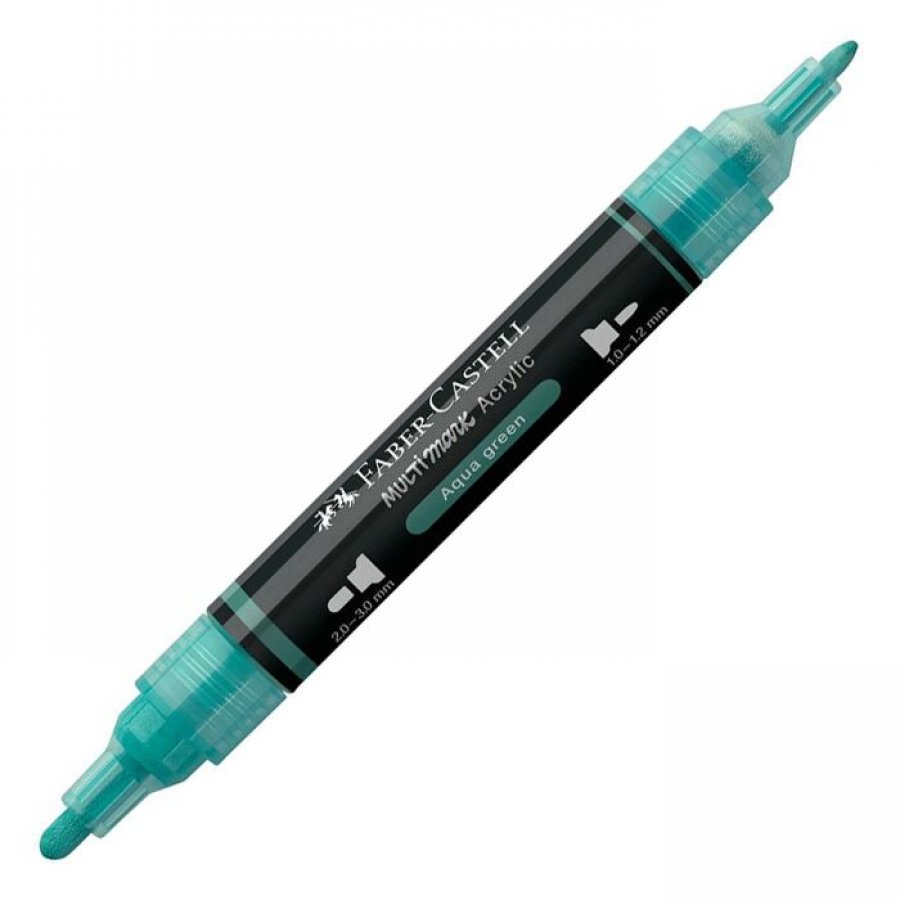 Faber-Castell Διπλός Μαρκαδόρος Multimark Acrylic Aqua Green Faber-Castell Διπλός Μαρκαδόρος Multimark Acrylic Aqua Green