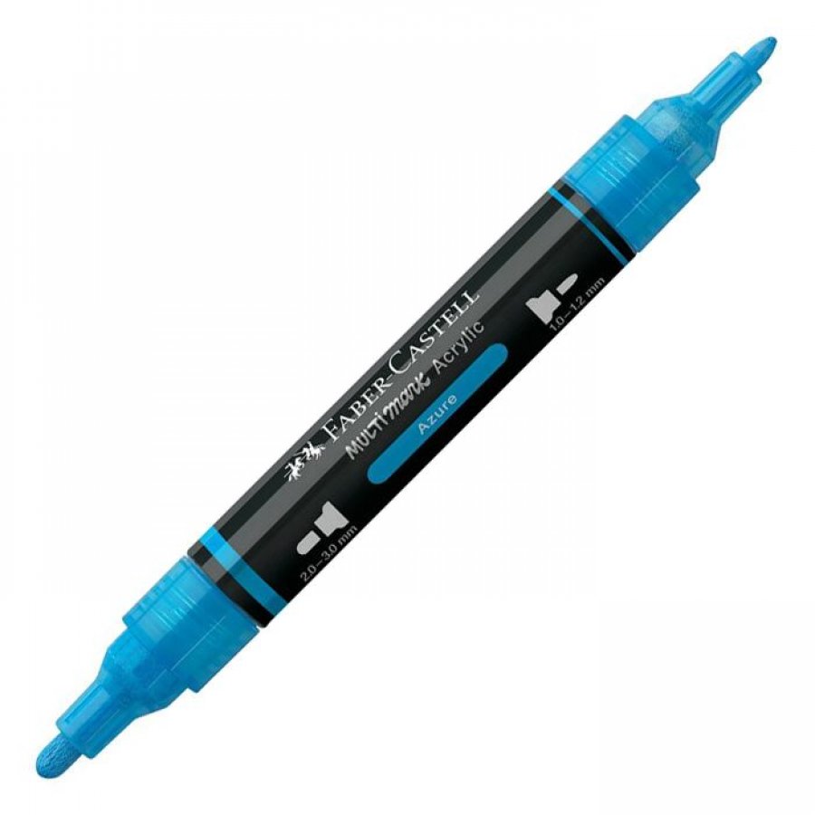 Faber-Castell Διπλός Μαρκαδόρος Multimark Acrylic Azure Faber-Castell Διπλός Μαρκαδόρος Multimark Acrylic Azure