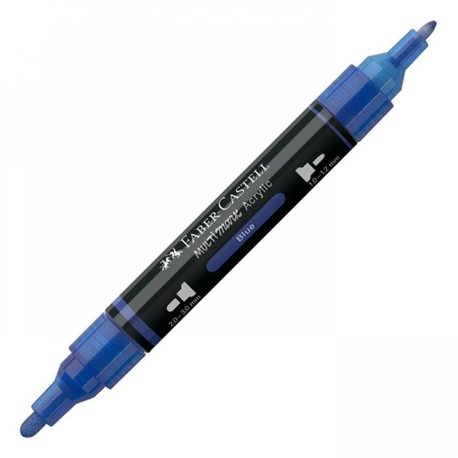 Faber-Castell Διπλός Μαρκαδόρος Multimark Acrylic Blue Faber-Castell Διπλός Μαρκαδόρος Multimark Acrylic Blue