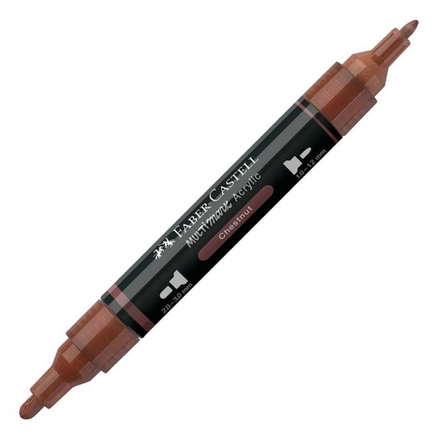 Faber-Castell Διπλός Μαρκαδόρος Multimark Acrylic Chestnut Faber-Castell Διπλός Μαρκαδόρος Multimark Acrylic Chestnut
