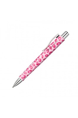 Faber-Castell Στυλό Poly Ballpoint XB Leopard Edition Sugarspots με Μπλε Μελάνι (241183)