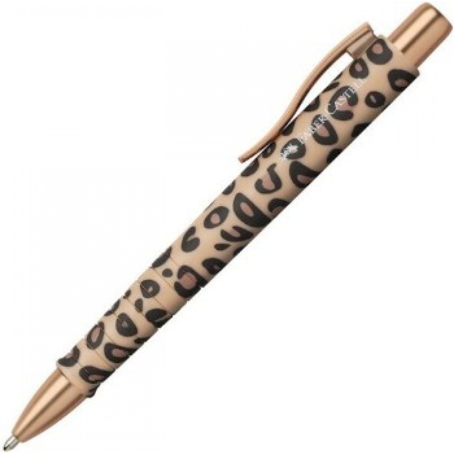 Faber-Castell Στυλό Poly Ballpoint XB Leopard Edition Natural Instinct με Μπλε Μελάνι (241182)