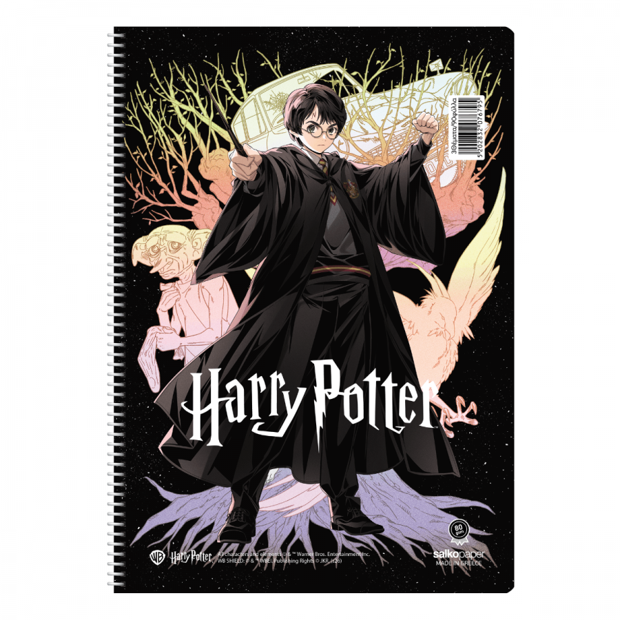 Salko Τετράδιο Σπιράλ Harry Potter V.1 17 x 25 2 Θεμάτων 60 Φύλλων (7672) Salko Τετράδιο Σπιράλ Harry Potter V.1 17 x 25 2 Θεμάτων 60 Φύλλων (7672)