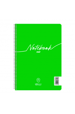 Salko Τετράδιο Σπιράλ Notebook Fluo A4 2 Θεμάτων 60 Φύλλων (6427)
