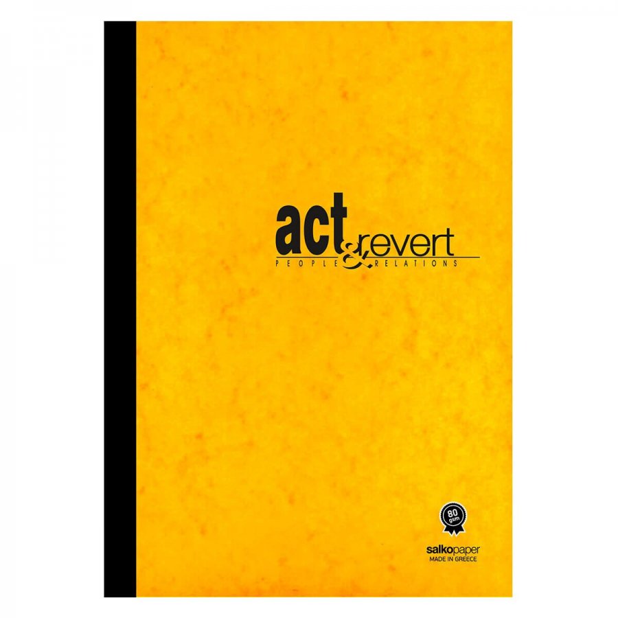 Salko Τετράδιο Κολλητό Act & Revert 360° 2 Θεμάτων 21 x 29cm (5037) Salko Τετράδιο Κολλητό Act & Revert 360° 2 Θεμάτων 21 x 29cm (5037)