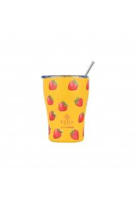 Estia Θερμός Coffee Mug Save The Aegean 350ml Berry Bright  (0131688)