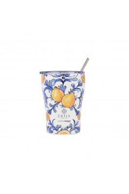 Estia Θερμός Coffee Mug Save The Aegean 350ml Amalfi Coast  (0131756)