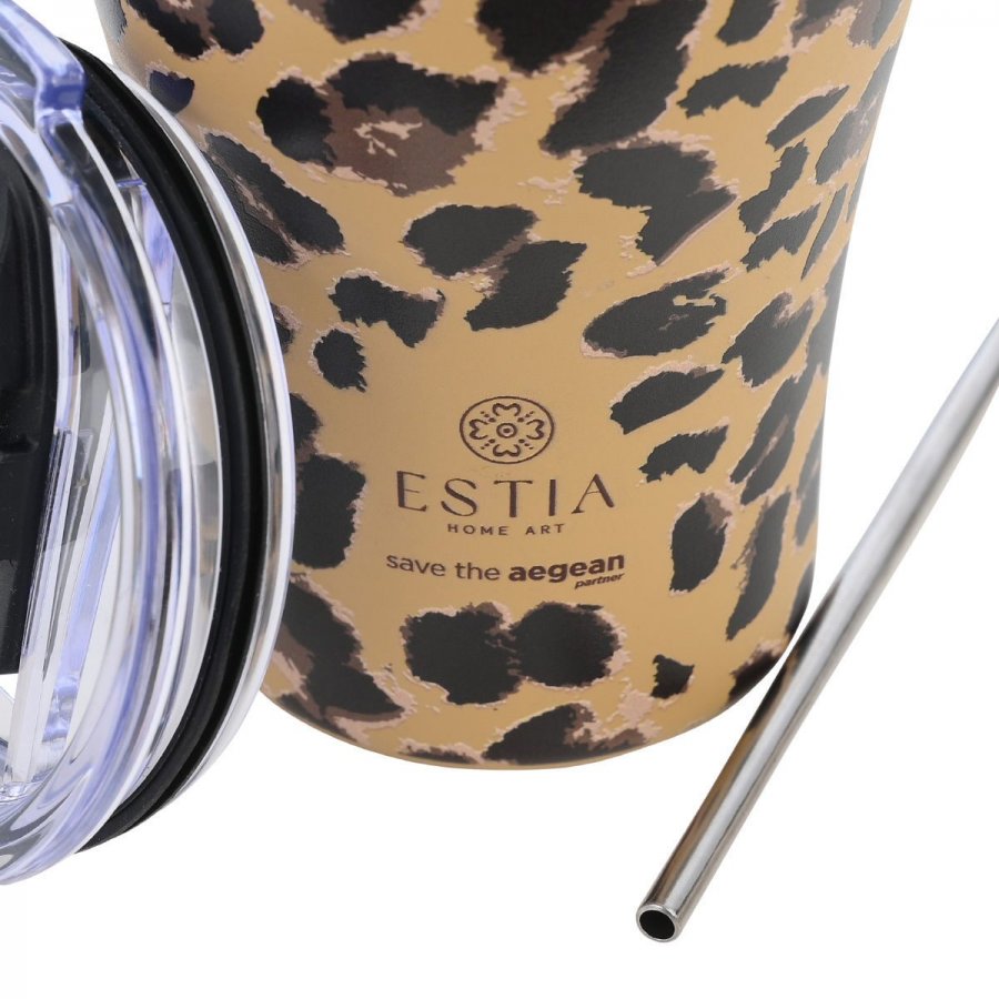 Estia Θερμός Coffee Mug Save The Aegean 350ml Spotted Prowl (0131763) Estia Θερμός Coffee Mug Save The Aegean 350ml Spotted Prowl (0131763)
