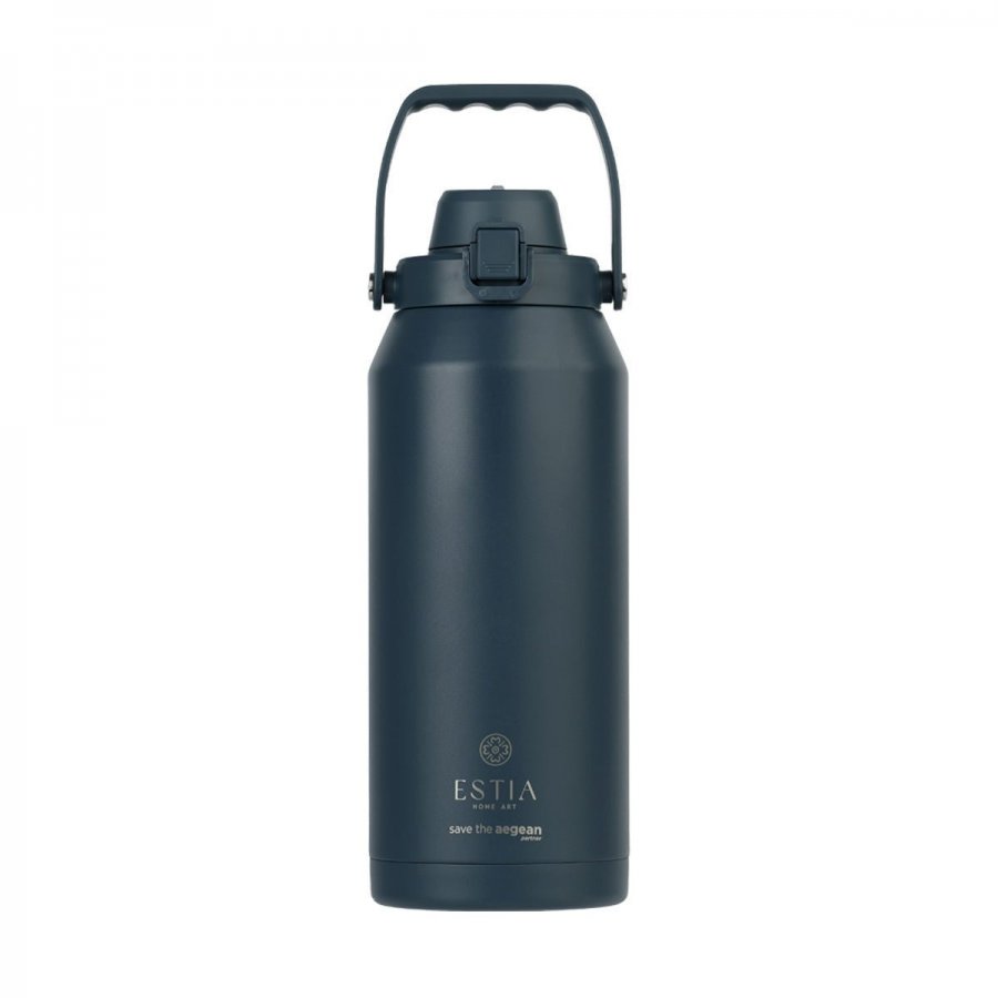 Estia Θερμός Lift Bottle Save the Aegean 1.8lt Indigo με Λαβή (0141458) Estia Θερμός Lift Bottle Save the Aegean 1.8lt Indigo με Λαβή (0141458)