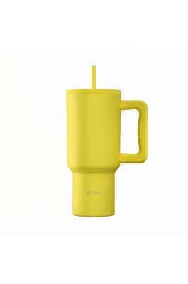 Estia Θερμός Straw Tumbler XL Save The Aegean 900ml Sunbeam (0141496)