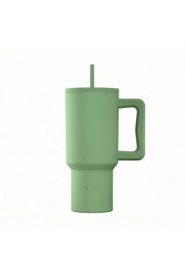 Estia Θερμός Straw Tumbler XL Save The Aegean 900ml Pine (0141502)