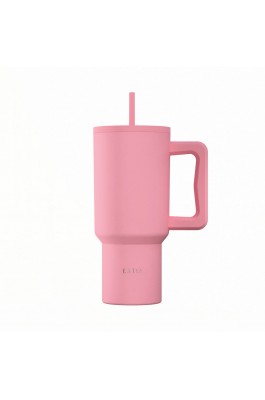 Estia Θερμός Straw Tumbler XL Save The Aegean 900ml Rose (0141526)