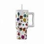 Estia Θερμός Straw Tumbler XL Save The Aegean 900ml Urban Vibes (0141540)