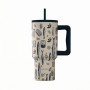 Estia Θερμός Straw Tumbler XL Save The Aegean 900ml Salt Life (0141557)