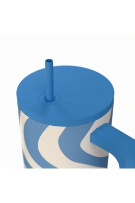 Estia Θερμός Straw Tumbler XL Save The Aegean 900ml Ocean Waves (0141571) Estia Θερμός Straw Tumbler XL Save The Aegean 900ml Ocean Waves (0141571)