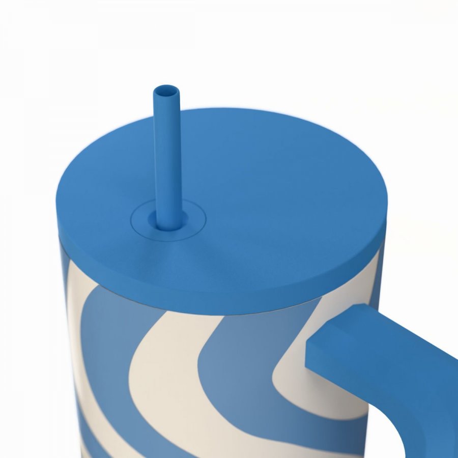 Estia Θερμός Straw Tumbler XL Save The Aegean 900ml Ocean Waves (0141571) Estia Θερμός Straw Tumbler XL Save The Aegean 900ml Ocean Waves (0141571)