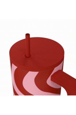 Estia Θερμός Straw Tumbler XL Save The Aegean 900ml Coral Waves (0141588) Estia Θερμός Straw Tumbler XL Save The Aegean 900ml Coral Waves (0141588)