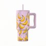 Estia Θερμός Straw Tumbler XL Save The Aegean 900ml Banana Mood (0141601) Estia Θερμός Straw Tumbler XL Save The Aegean 900ml Banana Mood (0141601)