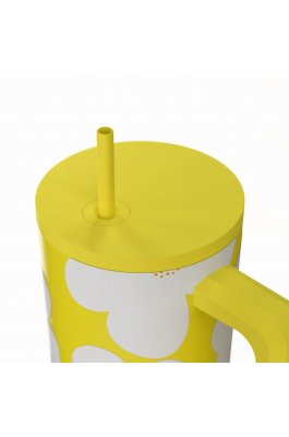 Estia Θερμός Straw Tumbler XL Save The Aegean 900ml Yellow Daisy (0141625) Estia Θερμός Straw Tumbler XL Save The Aegean 900ml Yellow Daisy (0141625)
