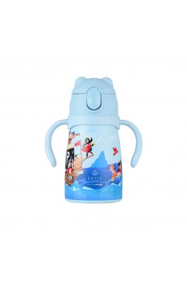Estia θερμός Bubble Bottle Save The Aegean 300ml Treasure Quest με Καλαμάκι (0133200)
