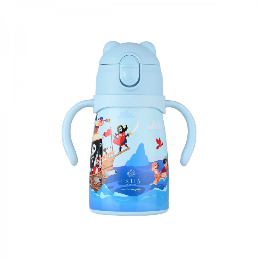 Estia θερμός Bubble Bottle Save The Aegean 300ml Treasure Quest με Καλαμάκι (0133200) Estia θερμός Bubble Bottle Save The Aegean 300ml Treasure Quest με Καλαμάκι (0133200)