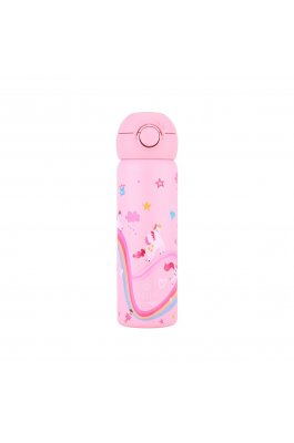Estia θερμός Wonder Bottle Save The Aegean 500ml Rainbow Dreams με Καλαμάκι (0134207)
