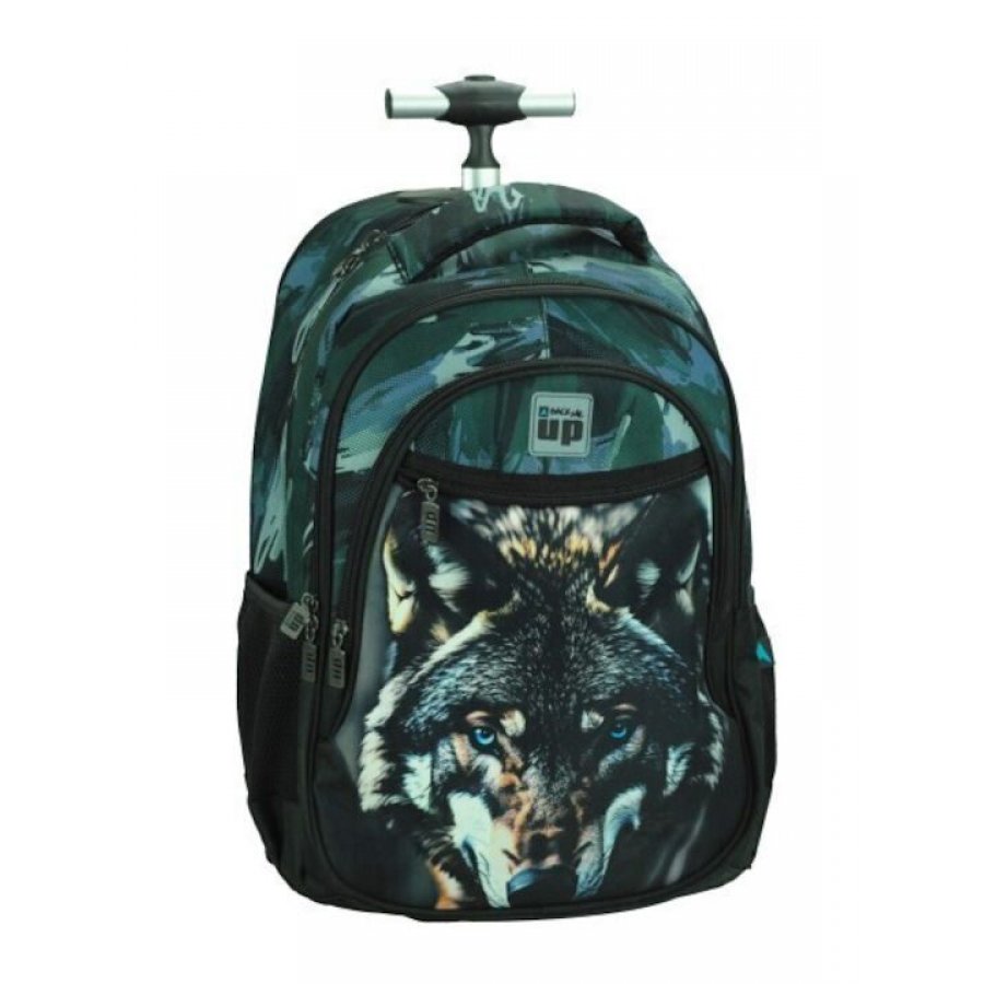 Back Me Up Blue Eye Wolf Σχολική Τσάντα Τρόλεϊ Δημοτικού (35733074) Back Me Up Blue Eye Wolf Σχολική Τσάντα Τρόλεϊ Δημοτικού (35733074)