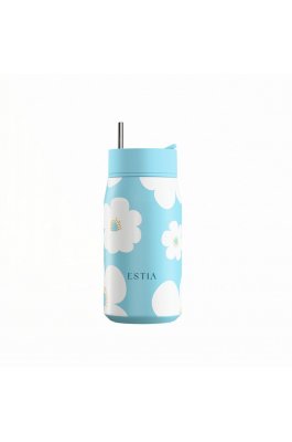 Estia Θερμός Lens Save The Aegean 360ml Blue Daisy (0143087)