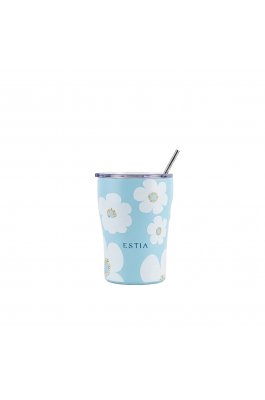 Estia Θερμός Coffee Mug Save The Aegean 350ml Blue Daisy (0149034) Estia Θερμός Coffee Mug Save The Aegean 350ml Blue Daisy (0149034)