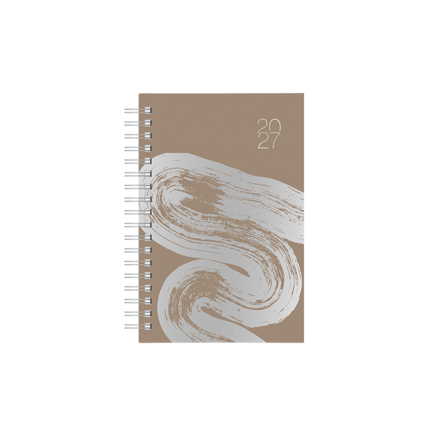 Linardatos Ημερήσιο Ημερολόγιο Σπιράλ Brush 2027 12x17 (72032)