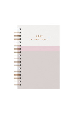 Linardatos Ημερήσιο Ημερολόγιο Σπιράλ Brush 2027 12x17 (72222) Linardatos Ημερήσιο Ημερολόγιο Σπιράλ Brush 2027 12x17 (72222)