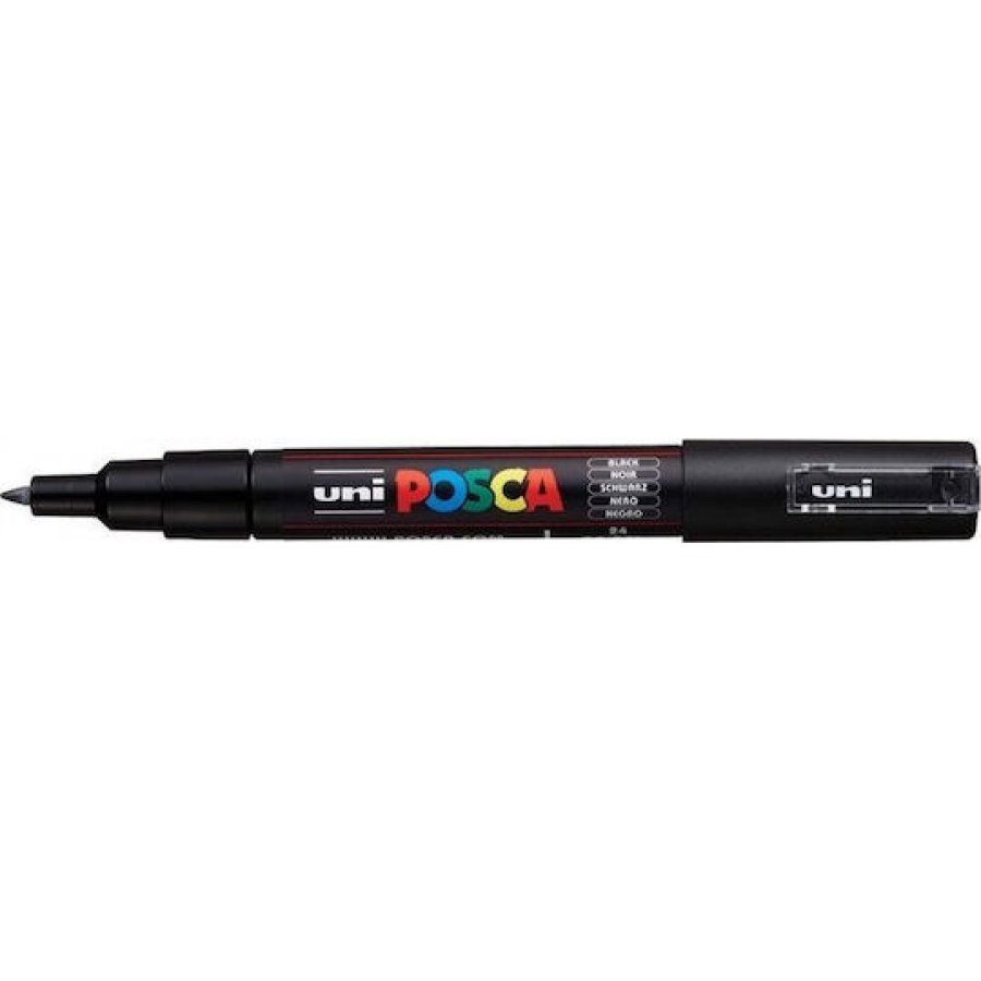 Uni-Ball Posca Μαρκαδόρος Σχεδίου Extra Fine 0.7mm Μαύροό (PC1M) Uni-Ball Posca Μαρκαδόρος Σχεδίου Extra Fine 0.7mm Μαύροό (PC1M)