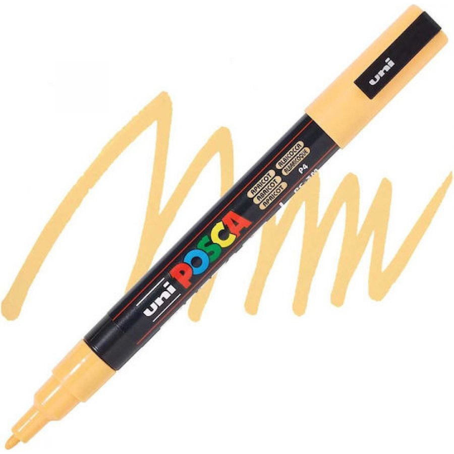 Uni-Ball Posca Ανεξίτηλος Μαρκαδόρος 0.9-1.3mm Βερυκοκκί (PC3M) Uni-Ball Posca Ανεξίτηλος Μαρκαδόρος 0.9-1.3mm Βερυκοκκί (PC3M)