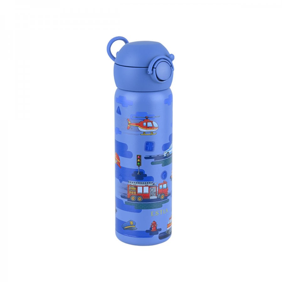 Estia θερμός Wonder Bottle Save The Aegean 500ml City Heroes με Καλαμάκι (0143704)