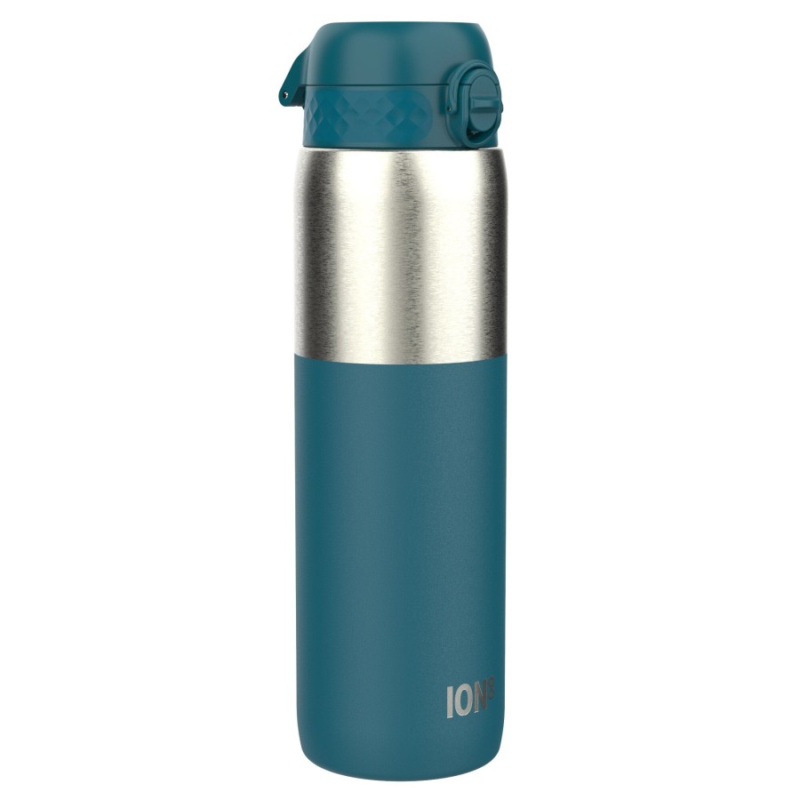 Ion8 Μεταλλικό Παγούρι Θερμός 1000ml Σμαραγδί