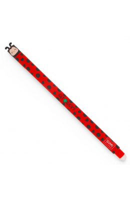 Legami Στυλό Gel Lady Bug με Γόμα με Κόκκινο Μελάνι (EP00074)