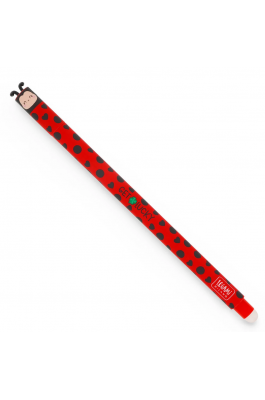 Legami Στυλό Gel Lady Bug με Γόμα με Κόκκινο Μελάνι (EP00074)