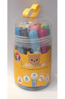 Legami Σετ Μαρκαδοράκια Teddy Friends 12τμχ (TDM0001)