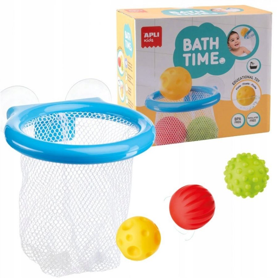 Apli Kids Basket with Balls Bath Time (20677)