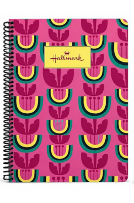 Hallmark Τετράδιo Σπιράλ Tulip Ass 17x25 2 Θεμάτων 70 Φύλλων (33350402)